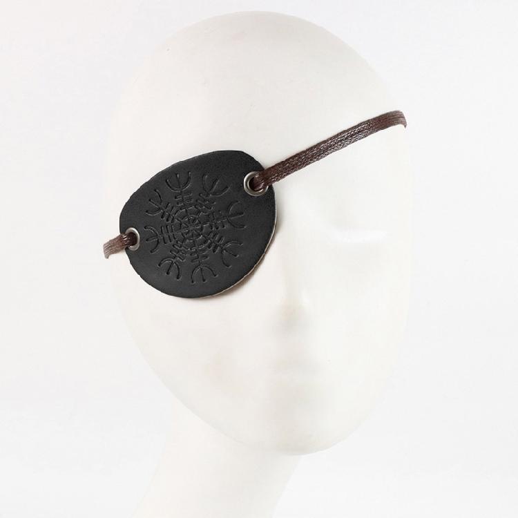 Medieval Knight Pirate Eye Patches Pu Leather Pirate Eyepatch Eye Mask Renaissance Costume Halloween Cosplay Costumes