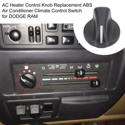Bouton de commande de climatisation ABS, interrupteur de remplacement, chauffage, climatisation, climatisation, 5011218AC 5183281AA, pour Dodge Ram