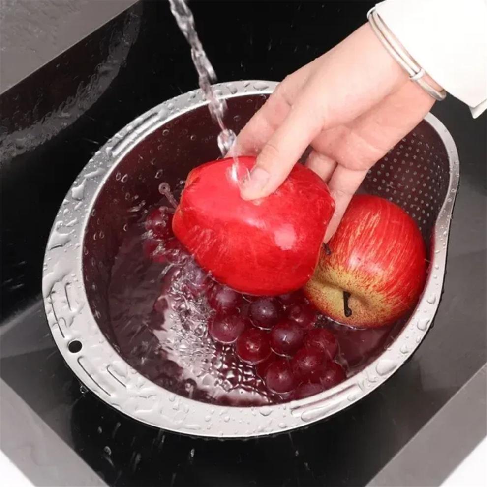 Multifunctional Kitchen Drain Basin with Grater