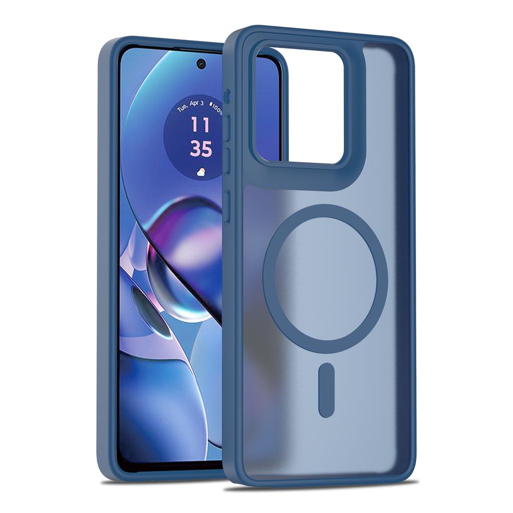 Skin Feel Magnetic Phone Case For Motorola Moto G Stylus 5G 2025 Magsafe Wireless Charging TPU Frame Hard Plastic Back Cover