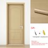 Self-Adhesive Wood Grain Door Sticker Peel & Stick Wooden Vinyl Wrap Furniture Renovation, Waterproof Wardrobe Cabinet Film Home Decor Wallpaper