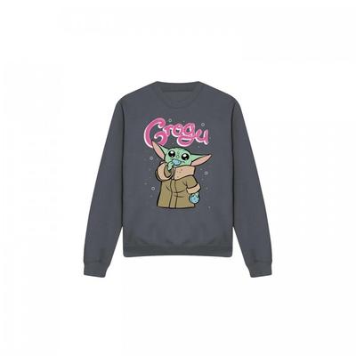 Star Wars: The Mandalorian Unisex Adult Grogu Bubble Sweatshirt