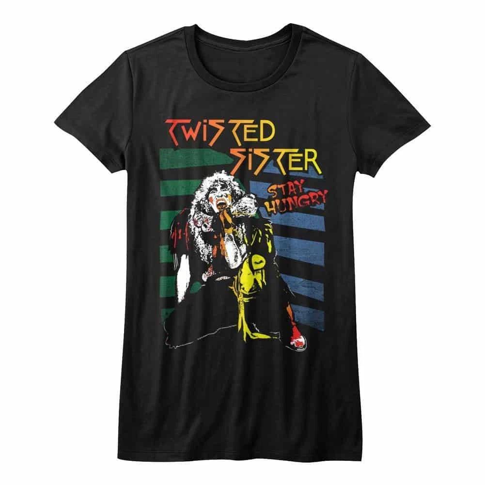 Twisted Sister Stay Hungry Women s T Shirt M