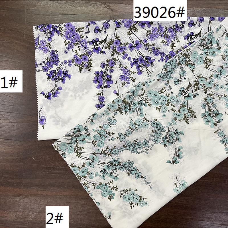 Viskose Stoff Blumenstoff Neu Digital Bedruckt zum Nähen Sommerkleid Kleidung DIY Handgemacht 100*145cm