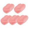 100pcs Transparent Plastic Jewelry Bag Heart Shaped Zipper Bag Gift Packaging Bags for Jewelry Storage Display Small