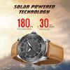 NORTH EDGE MACH Solar Power Quartz Watch Men Waterproof 50M Men's Pilot Sports Wristwatches Luminous Enviormentally Clock