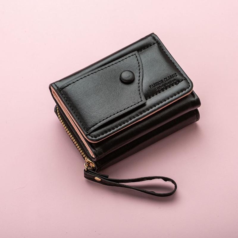 New Change Card Bag, 30% Off Unisex Zipper Short Wallet Card Bag.