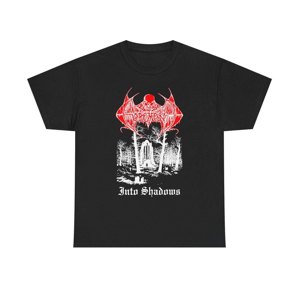 Gorement T-Shirt Death Metal Band Tee Old School Death Metal Shirt Swedish Metal Tee Underground Metal Gift Heavy Weight Cotton T-Shirt