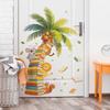 Creative Books, Coconut Tree, Children's Bedroom, Study Room, Home Furnishings, Wall Beautification, Decoration Wall Stickers