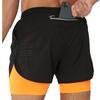 Men's Quick-Dry 2-in-1 Running Sports Shorts with Anti-Exposure Liner