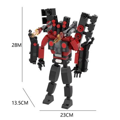 2023 3D Speakerman Children's Block Plastic Game Designer for Teens and Children Skibidi Toilet