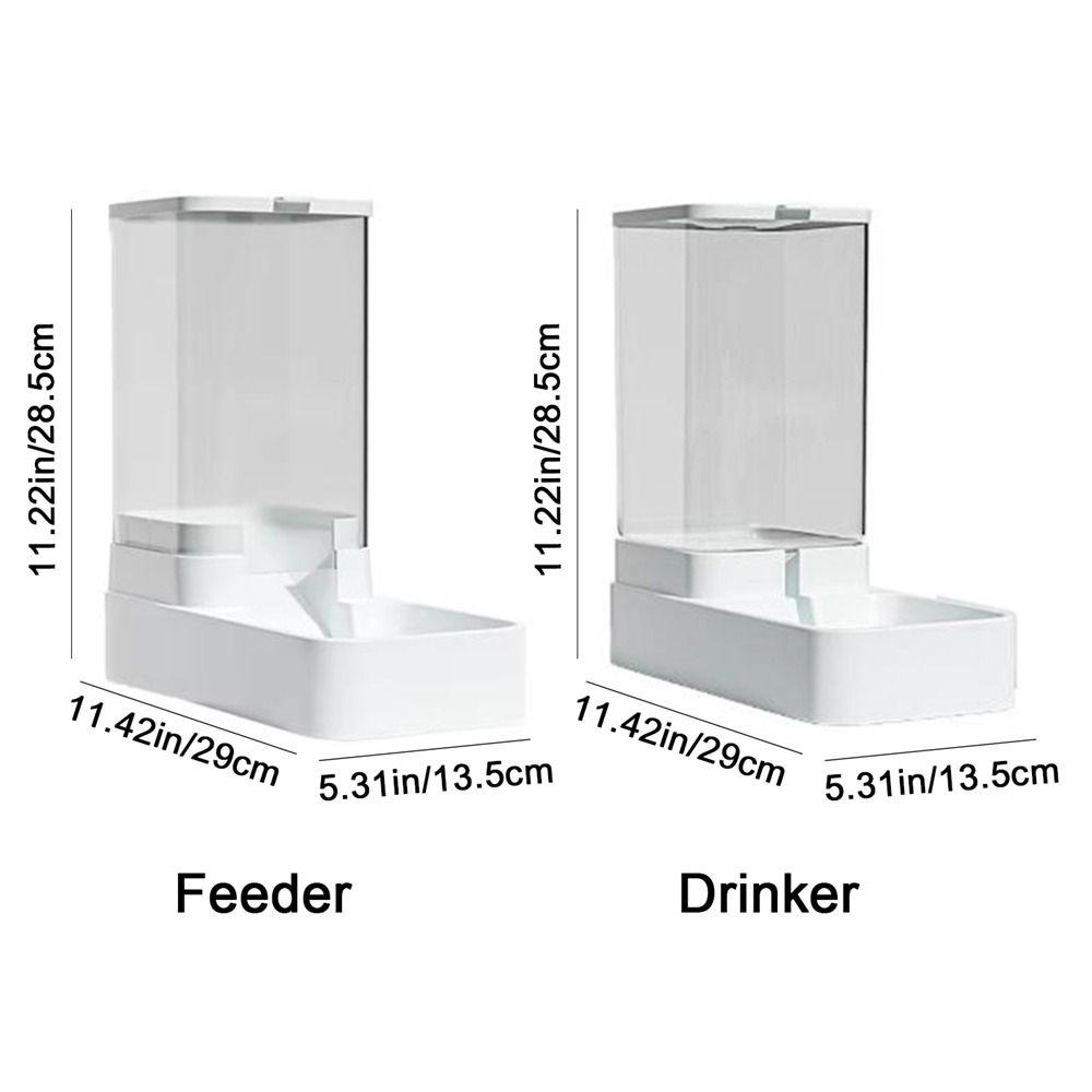 Plastic Automatic Pet Water Dispenser Large Capacity Pet Automatic Feeder  for Dogs Cats