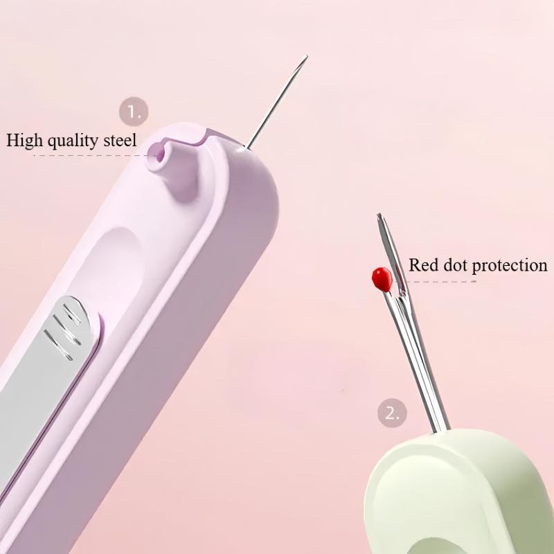 New Needle Threader 2 in 1 Multi-function Needle Threader for The Elderly Double Hand Sewing Tool Crafting Cross-Stitch Accesori