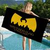 WU-T--TANG CLAN Microfiber Blanket Quick Drying Beach Towels Oversized Printing Super Absorbent Pool Towel Blanket