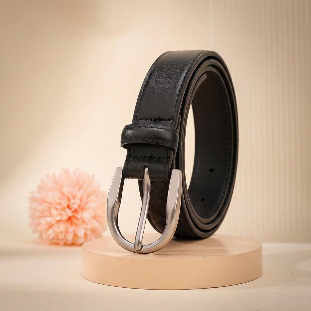 Unisex Leather Belt: Versatile and Stylish PU with Pin Buckle 105 cm