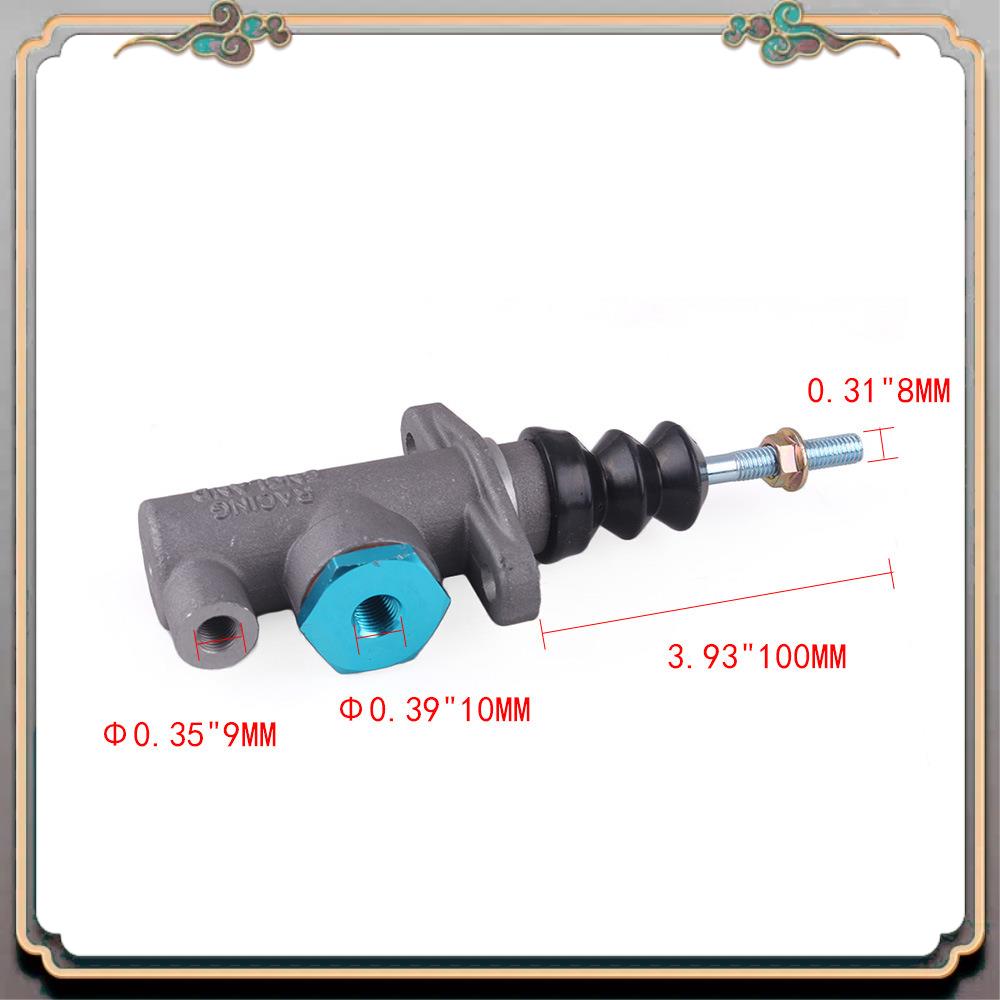 A73Q-Brake Clutch Master Cylinder 0.625 Hole Thread Bar Remote For Hydraulic Hydro Handbrake M8