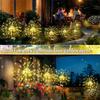 1/4 piezas Luces Solares Impermeables de Fuegos Artificiales Chispas Luz de Hada Paisajismo Luces de Jardín Luz de Decoración Exterior Patio Porche Camino