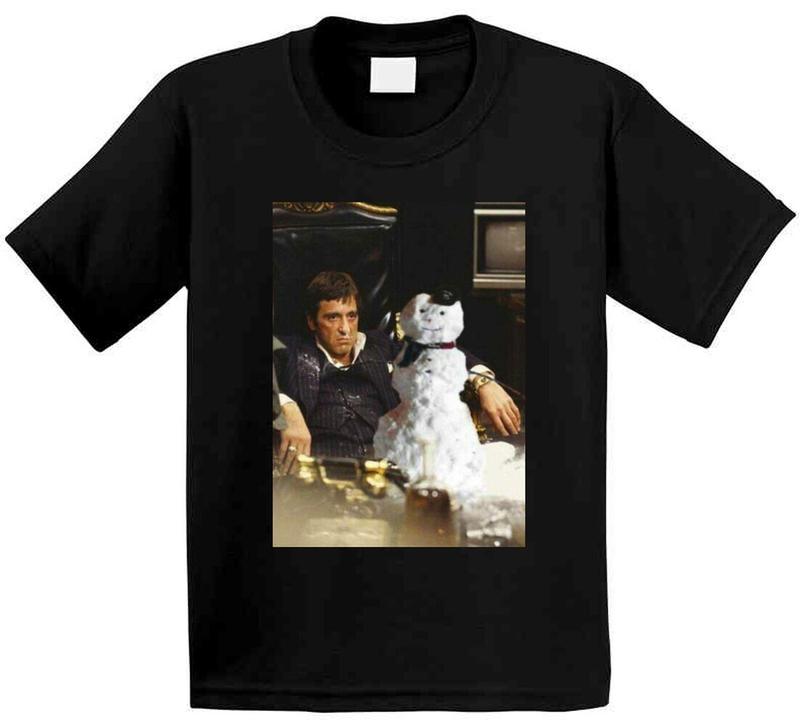 Scarface Snowman Tony Montana Unisex T-Shirt S