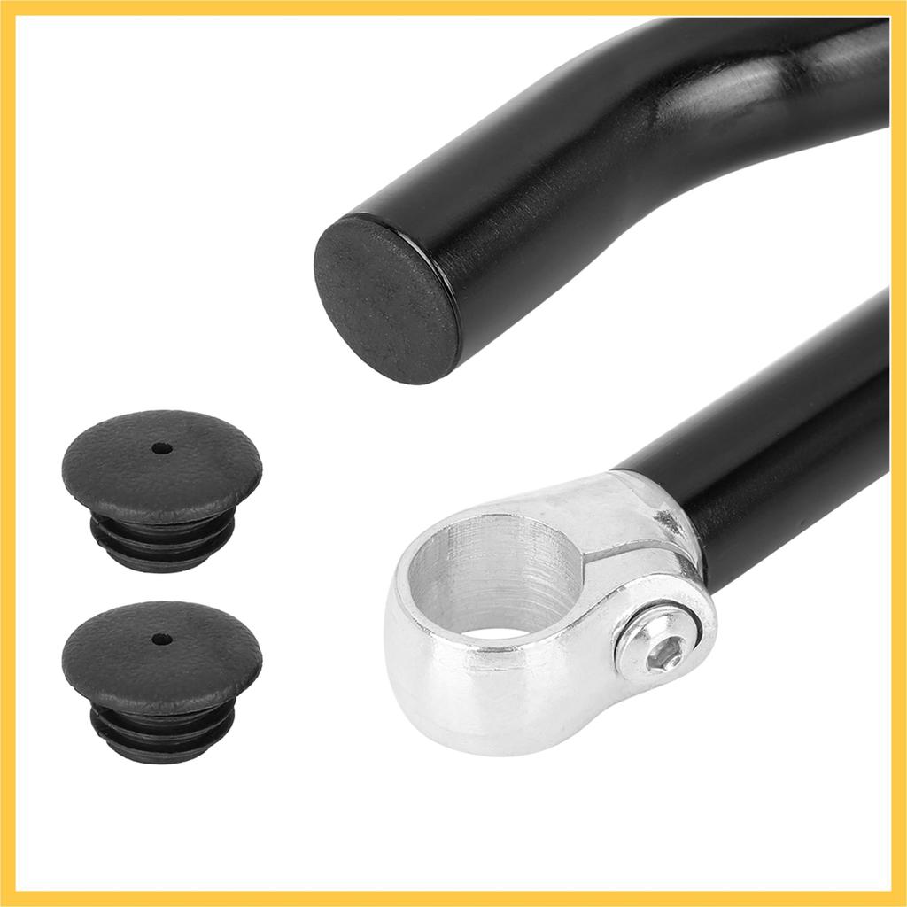 BULLSPANN Bicycle Bicycle Handlebar Grips with Bar for Road and Mountain 1 Set Grips, Ends, 22.2mm, Bikes, MTBs, Bikes, Anti-Slip, Black,