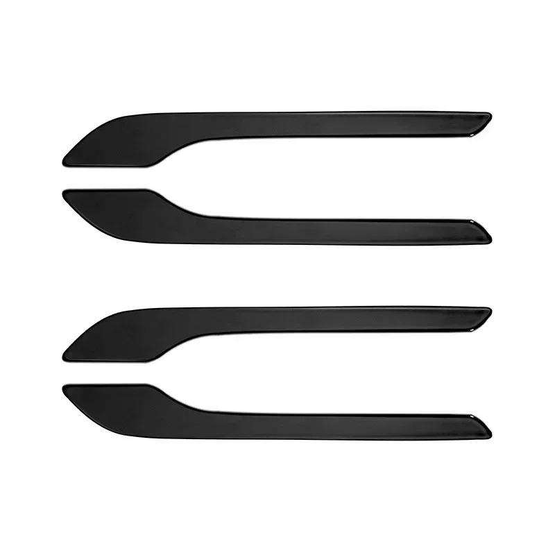 4pcs Door Handle Protective Cover for Tesla Model Y LAUNCH/3/3+ Highland 2025 ABS Car Door Handle Sticker Car Decor Accessories