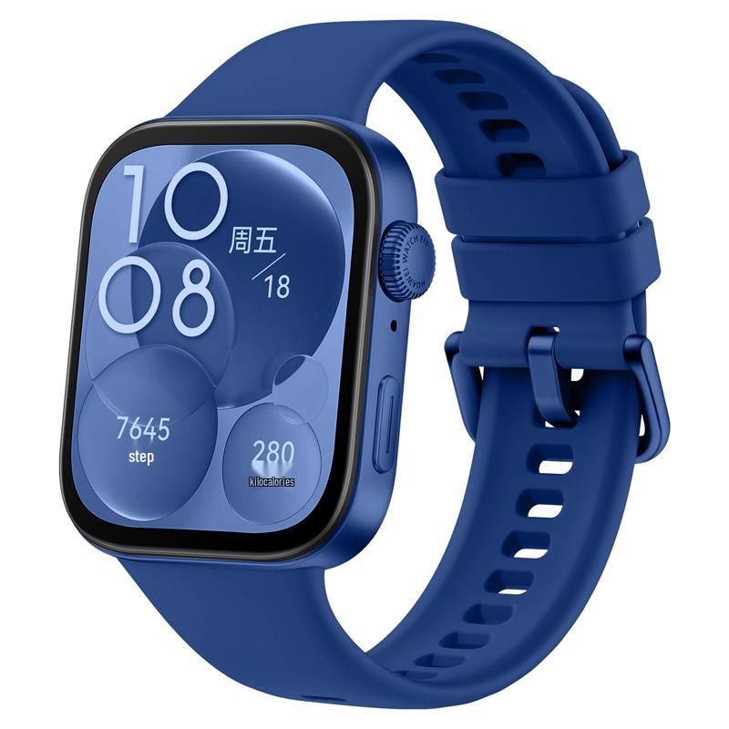 Kompatibel mit der Huawei Fit4 Uhr, mikrotexturiertes Silikonarmband, gleicher Stil wie das originale HUAWEI FIT3 Armband.