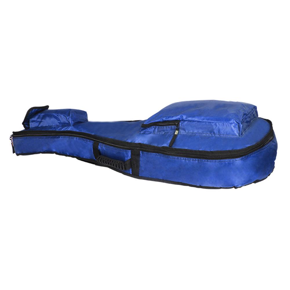 Shuffle 41 Inch Adjustable Double Shoulder Straps Waterproof Guitar Gig Storage Bag(Blue)