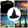 Halloween Lace Witch Hat Unique Star Tulle Wizard Unique Costume Cosplay