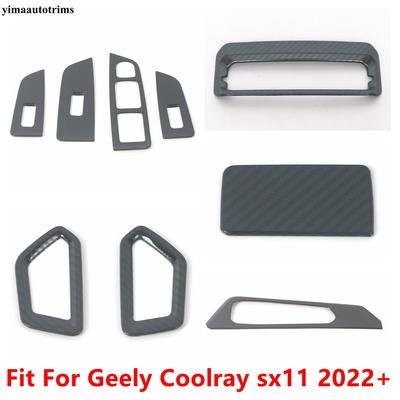 Dashboard Air AC Vents / Window Lift / Gear Hand Brake Panel / Glove Box Cover Trim Accessories For Geely Coolray Sx11