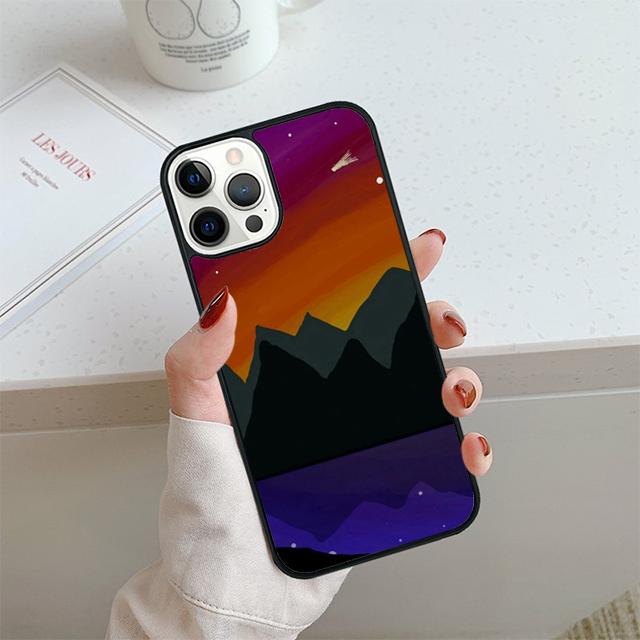 Star Lake Mountain Phone Case For iPhone 17 Air 14 15 16 13 12 Cover For Apple 14 15 16 Pro Max Plus Coque