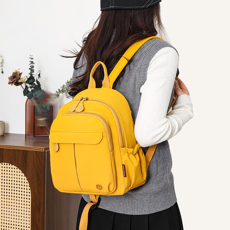 Women Fashion Convertible Backpack Hobo Satchel Bag Female Casual Solid Oxford Fabric Lightweight Travel Daypack School Bookbag