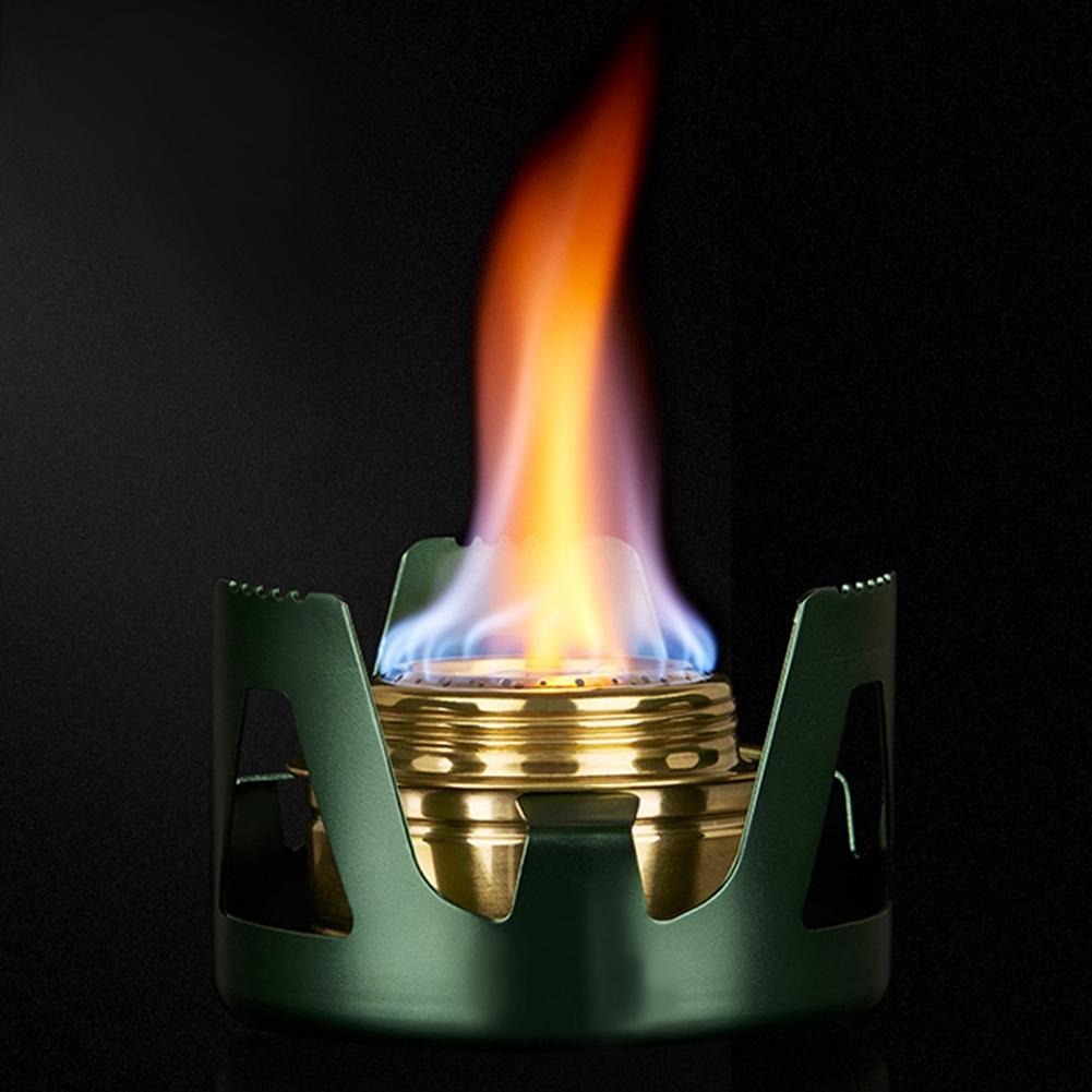 

Портативная мини-горелка для приготовления пищи на спиртовом топливе для кемпинга и барбекю (зеленый)