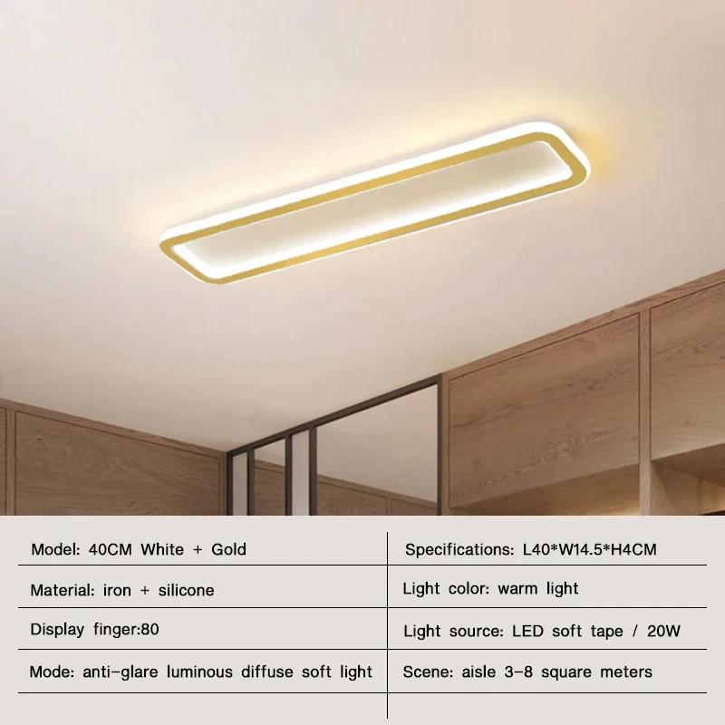Modern LED Ceiling Lights for Living Room Bedroom  Balcony Aisle Hallway Lamps Strip Chandelier Indoor Lighting Fixtures Luster