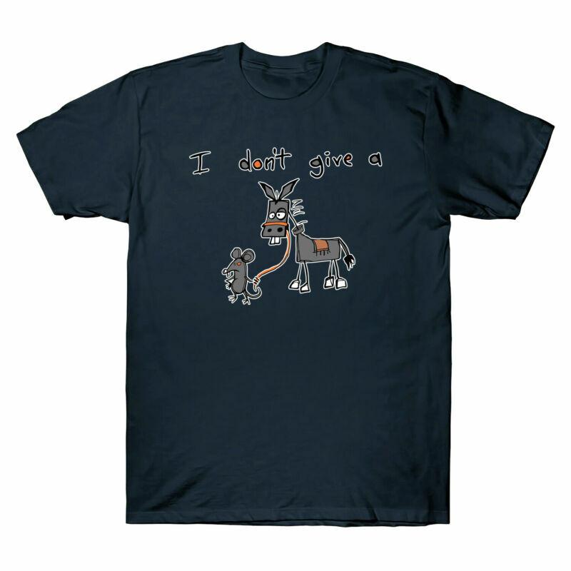 I A Sleeve Cotton Dont Unisexs Short Funny Jackass Tee Tshirt Give Rats Ass