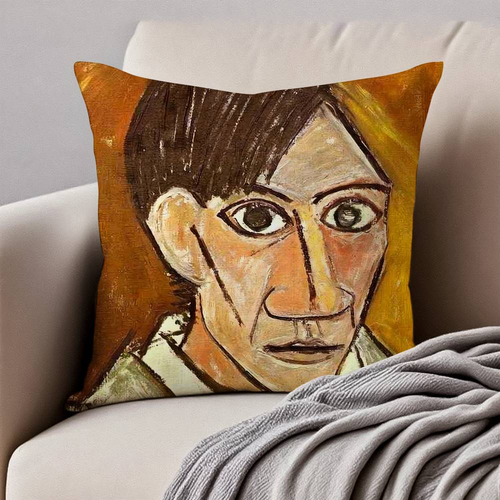 Picasso Kissenbezug Staubmilbenfrei Verdeckter Reißverschluss Sofa Bett