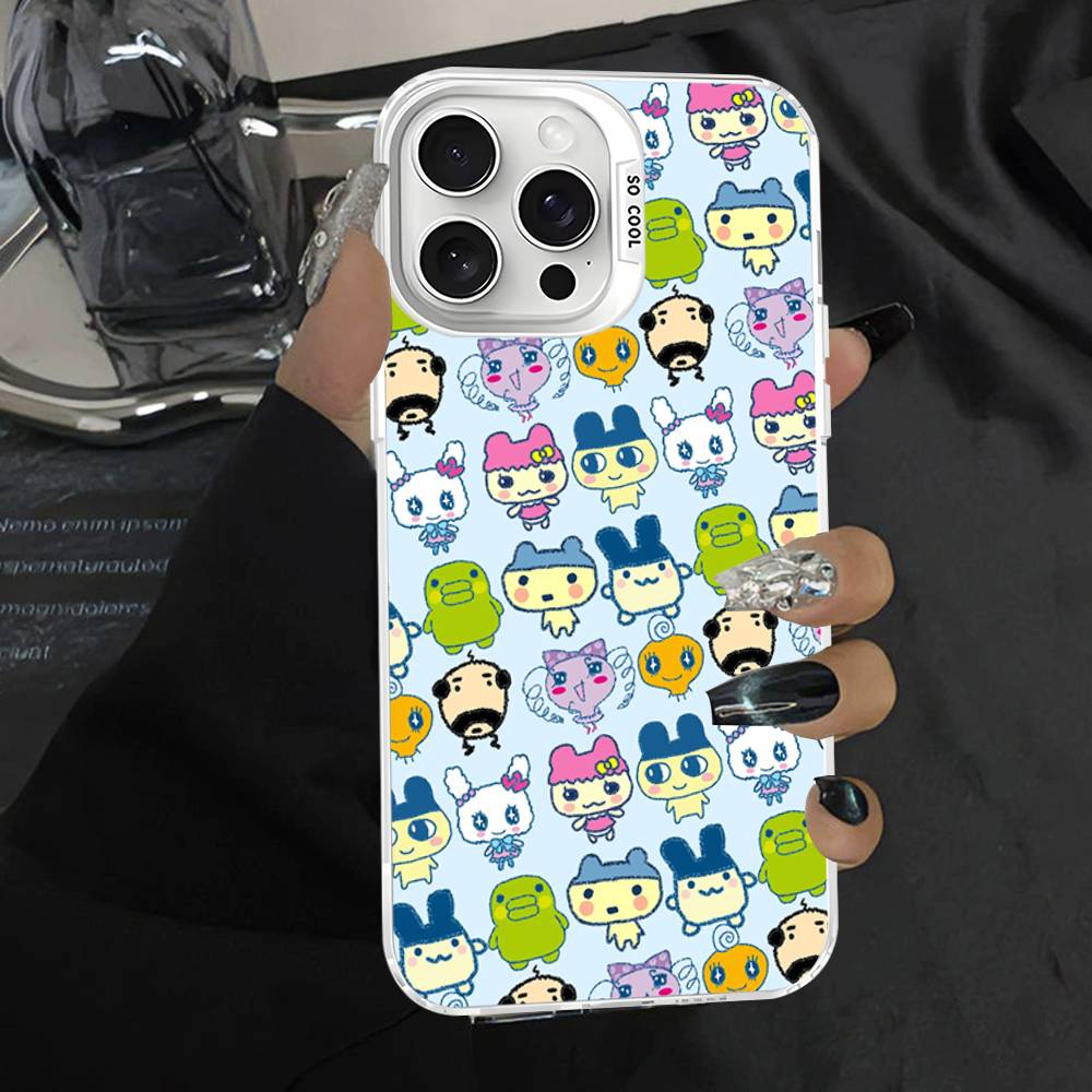 Classic T-Tamagotchi Phone Case Color Silver Shell For iPhone 17 16 15 14 13 12 11 Pro Max Plus iPhone 17 Air