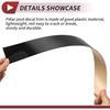 6 Pcs Door Pillar Window Trim for Nissan Altima 2002-2006 Front Rear Left Right Anti Scratch Sticker Pillar Posts Door Outer Exterior Cover Black