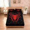 3pcs Colorful Spider Printed Coreless Bed Sheet Set, Multi Specification Soft Bed Cover, Bedroom Bedding Decoration, Washable