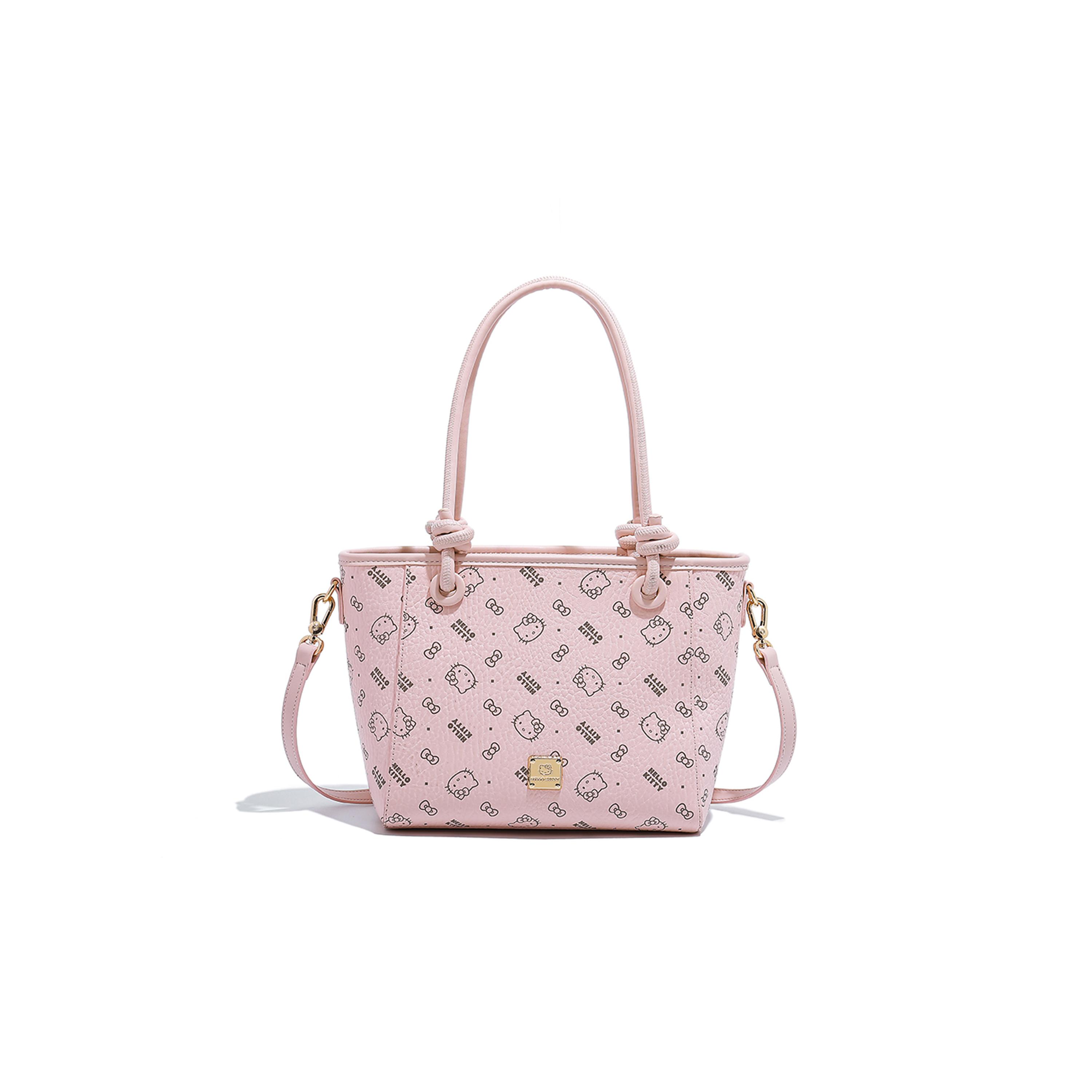 

New Sanrio Hello Kitty PU Tote Bag, Shoulder Bag Medium Women s Pink SHHF41584-1 23.1*13.0*21.1CM