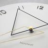 Interform Colmio Wall Clock CL-4342IV Ivory Black Gold Sweep Movement