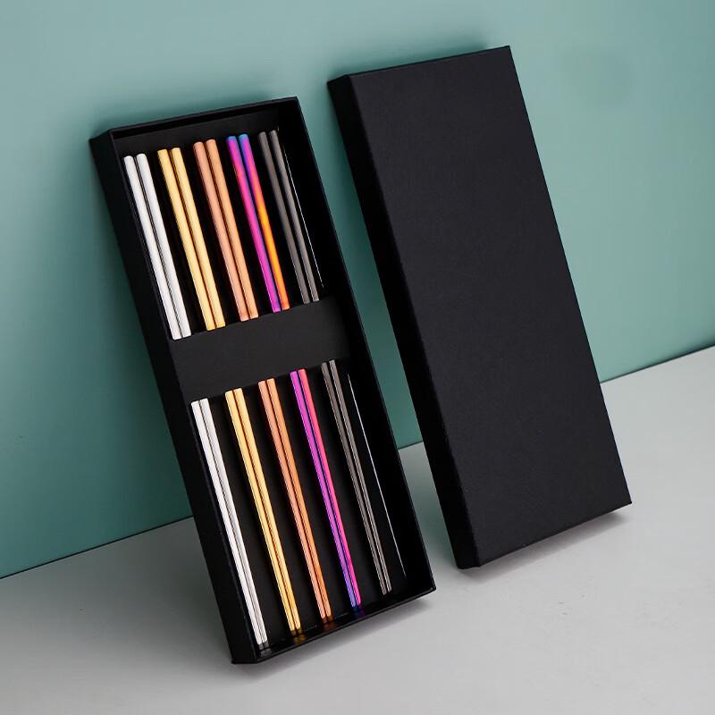 Ru Han Titanium-Plated Stainless Steel Chopsticks
