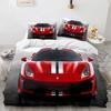 Sports Car Bedding Sets 3D Digital Printed Duvet Cover Sets Full Size,For Teens Boys 2/3pcs Polyester Quilt Cover