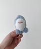 AS KNOW AS plus AS ZY8556 Squishy Animal Cute Fluffy Plush Blue (ASKNOW PLUS) Keychain, Shark, Animal, Gift, Toy,