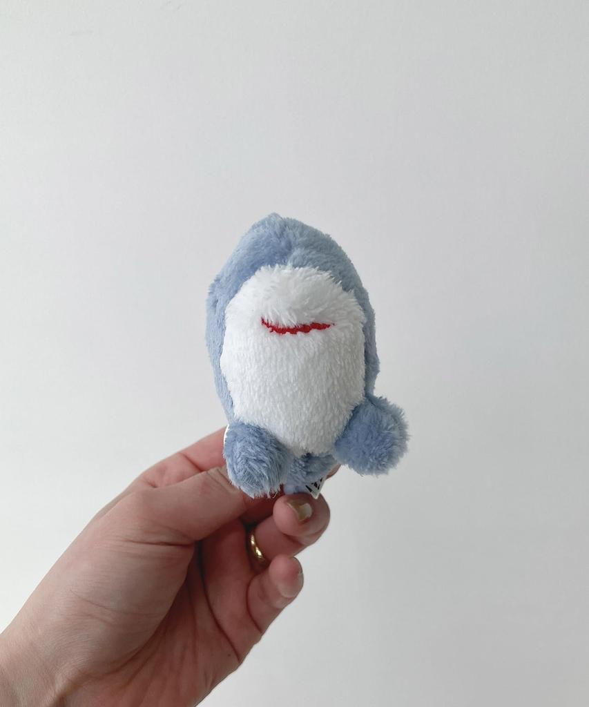AS KNOW AS plus AS ZY8556 Squishy Animal Cute Fluffy Plush Blue (ASKNOW PLUS) Keychain, Shark, Animal, Gift, Toy,