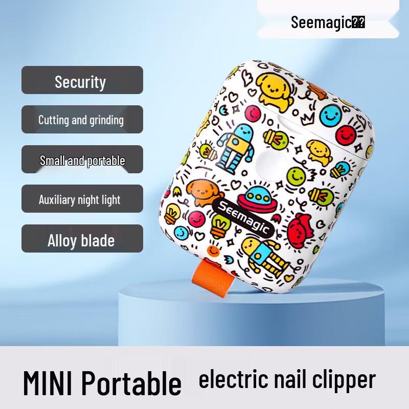 Mini Portable Electric Nail Clipper CN plug (adapter included)