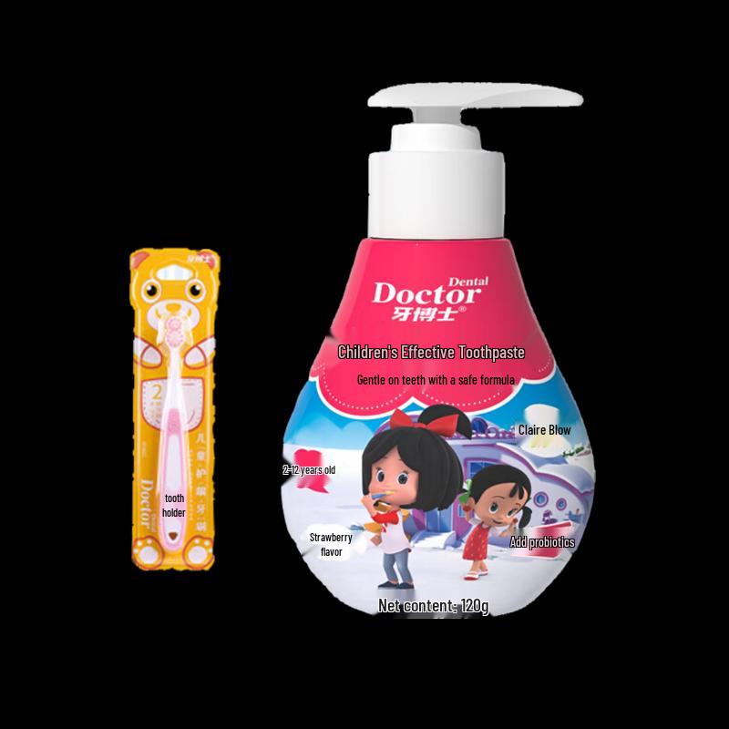 Dr. Dentist Creio Kids Probiotic Anti-Cavity Toothpaste Set with Toothbrush