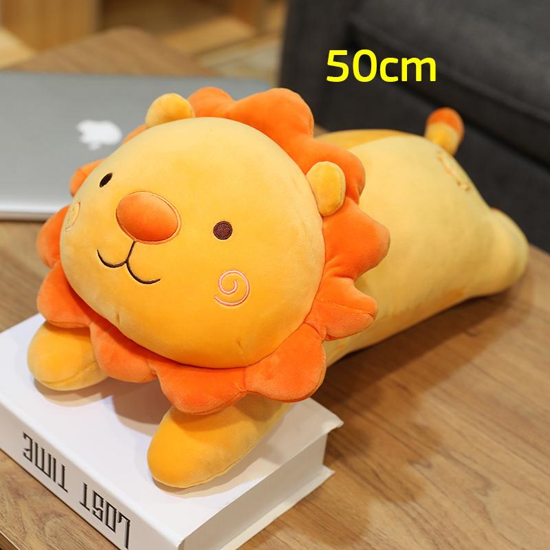 1 Stück 3550 cm Süße Lachende Löwen Plüschtiere Cartoon Sonnenschein Löwenkönig Kissen Gefülltes Weiches Tierkissen Für Kinder Mädchen Geschenke