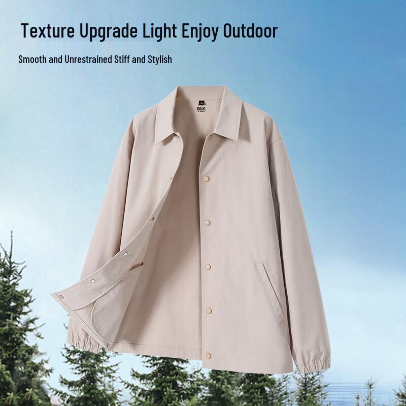 Baleno Herren Herbst Trendige Reversjacke