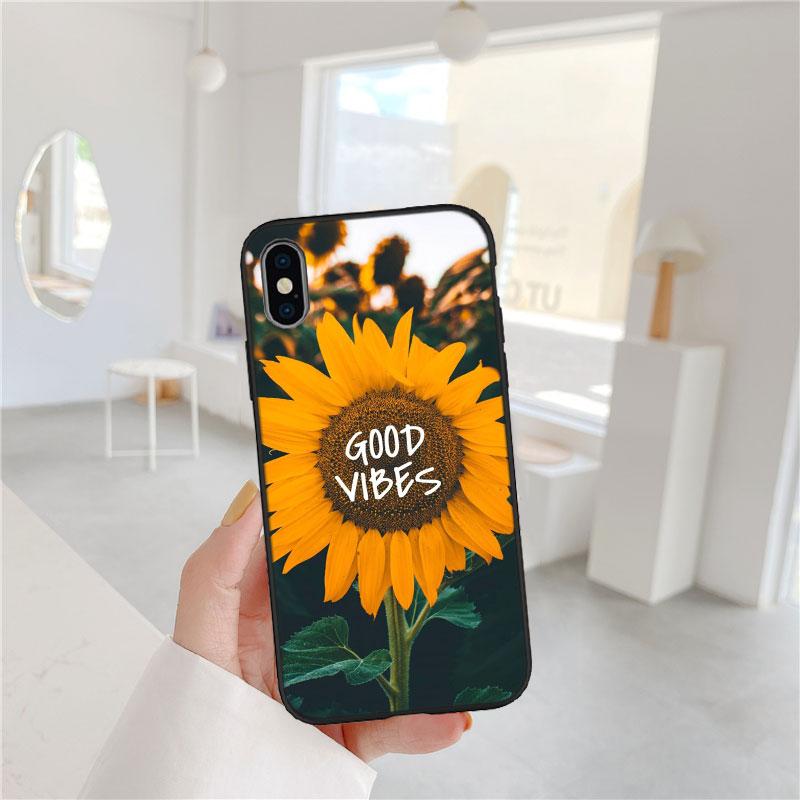 PP9 Beautiful Yellow Sunflower Soft Shell Phone Case for OPPO A3 Pro A72 A74 A76 A77 A77S A78 A79 A94 A95 A18 A40M A58
