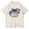 Blue Anime Archive T-shirt Sugar Rush Fun Women's Clothing Unisex Street Clothing Manga Role Playing Dress Pattern T-shirt