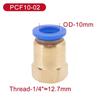 5Pcs 4/6/8/10/12mm PCF Pneumatic Quick Connector Water Air Fitting BSP Female Thread Brass Quick Joint Hose Tube Pipe Fuel System Fittings7